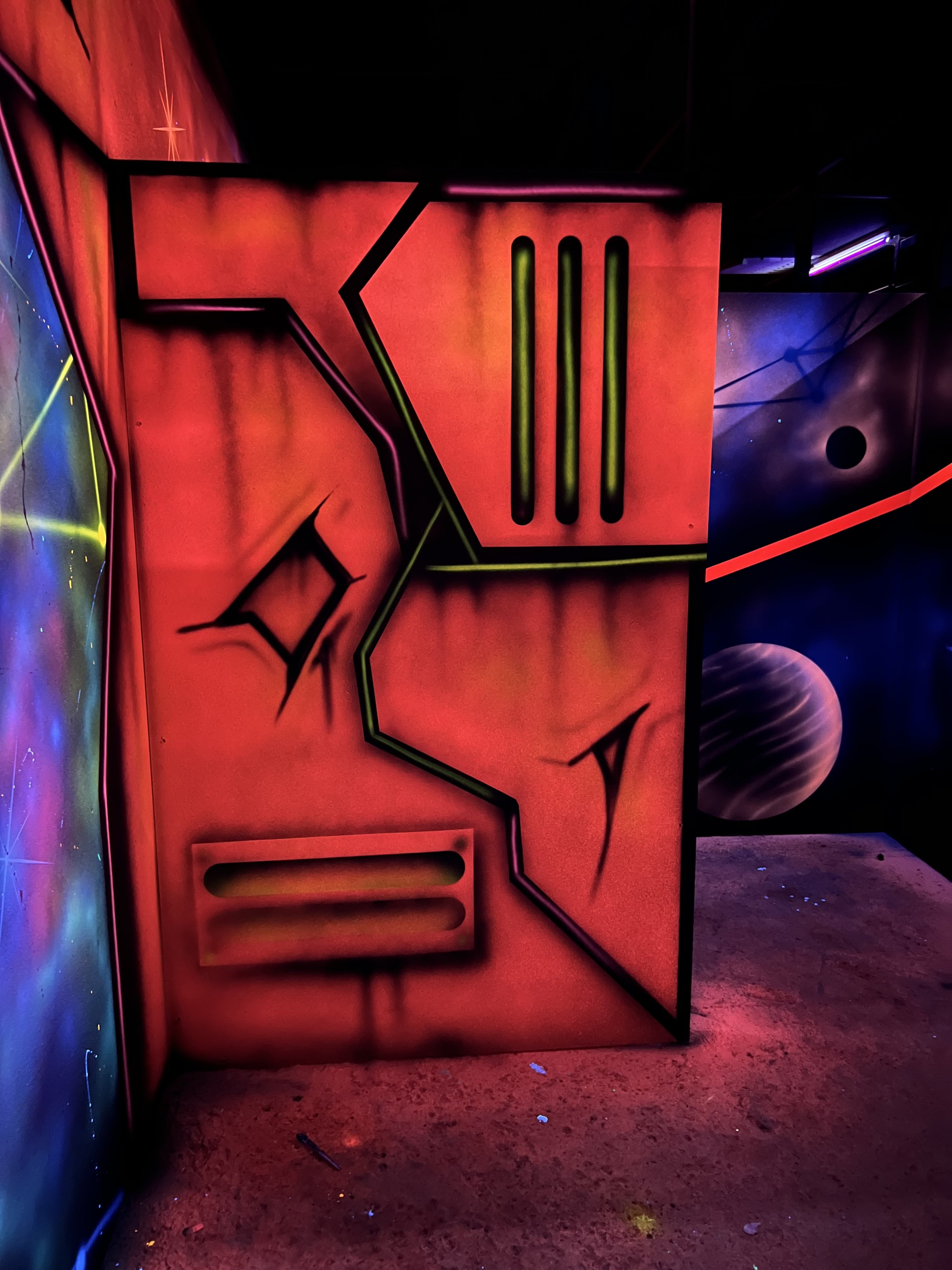 Décor Lave Laser Fight